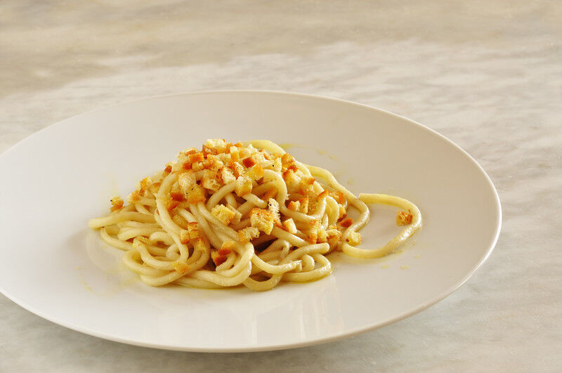 tagAlt.Pici, fresh pasta typical of Tuscany, Italy