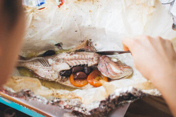 tagAlt.Lake Garda Kitchen Cooked Fish 7