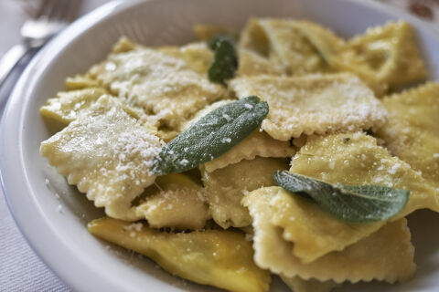 butter and sage ravioli