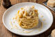 cacio e pepe pasta dish