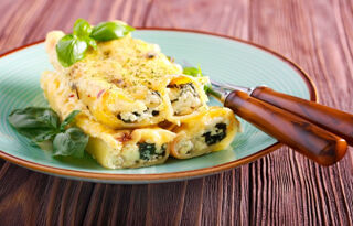cannelloni with ricotta and spinach