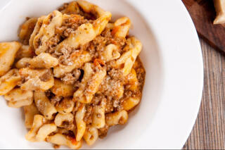 cavatelli with ragu