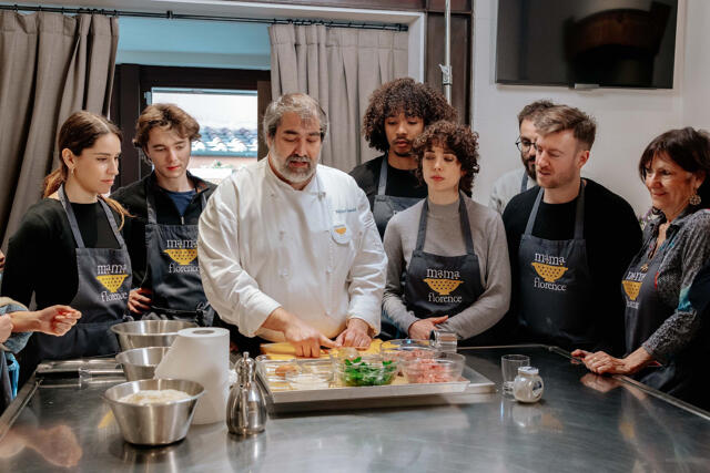 chef with students