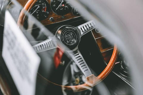 classic fiat 500 wooden steering wheel