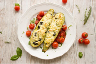 courgette-with-tomato