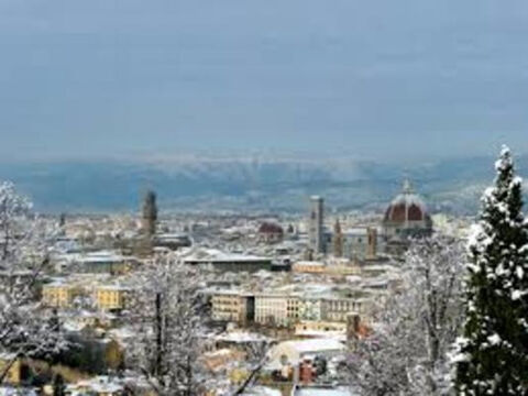 during winter some years it rains in Florence