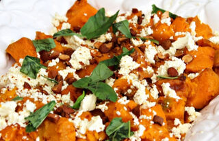 pumpkin and goats cheese