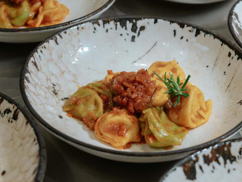 ravioli with ragu