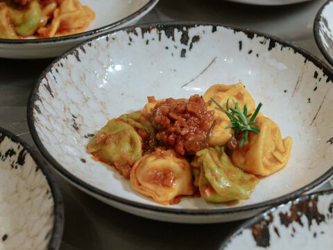 ravioli with ragu