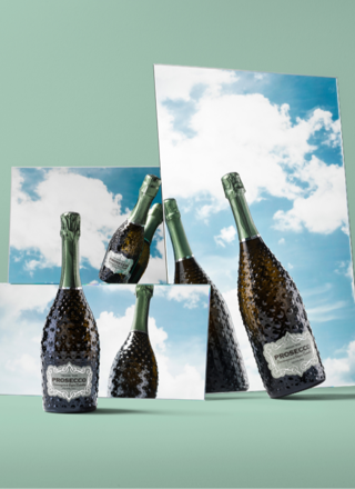 selection of prosecco bottles