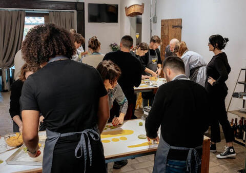 team building competition at mama florence