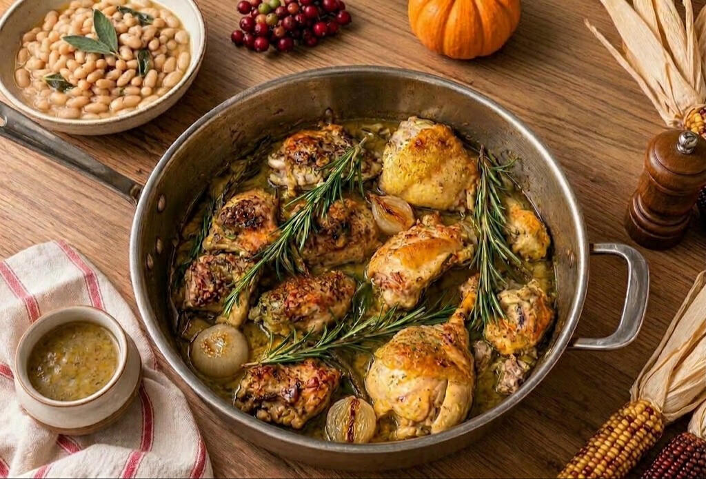 Thanksgiving tuscan chicken