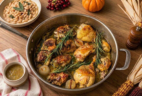 Thanksgiving tuscan chicken