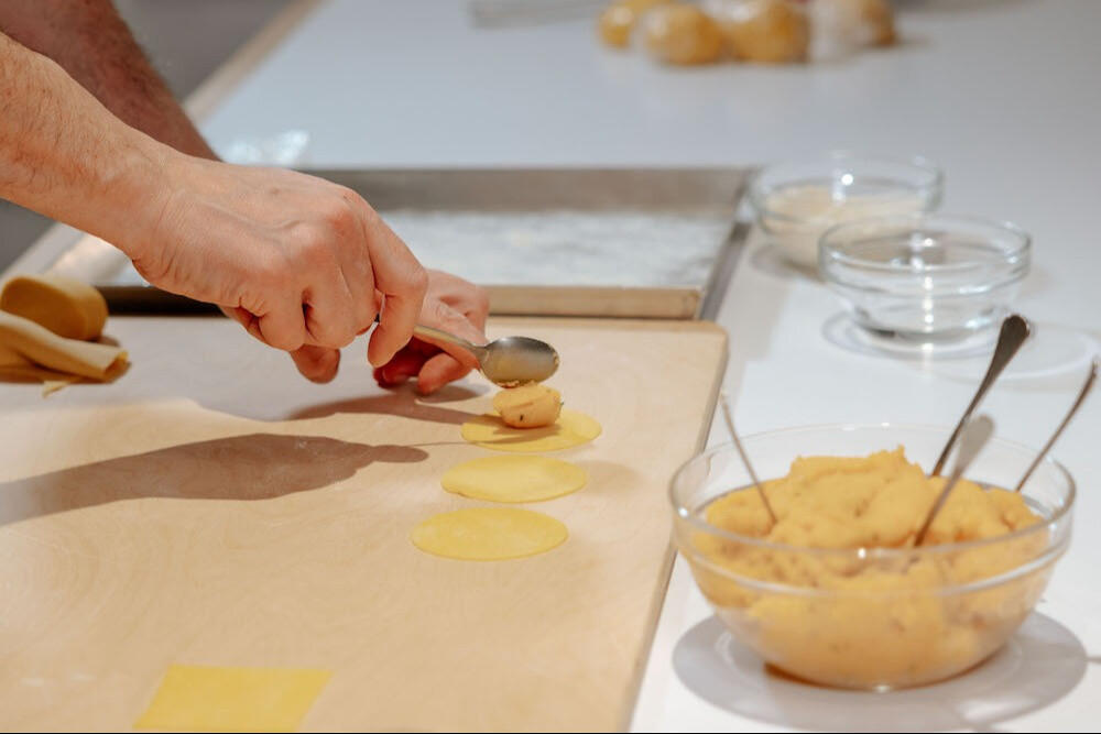 tortelli with potato