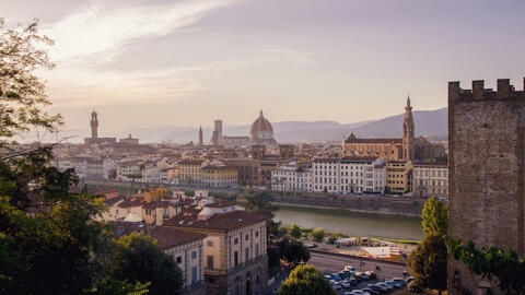 view of florence italy