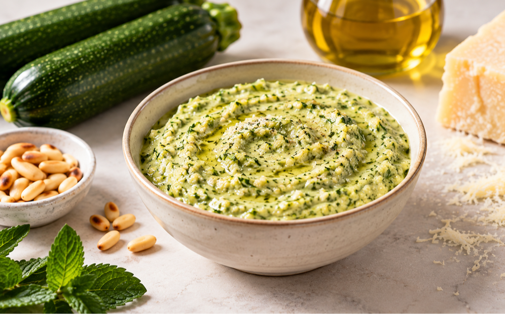zucchini pesto sauce