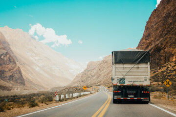 tagAlt.Truck food transportation in mountains 5